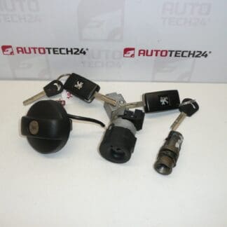 Lock set, 2 keys Peugeot 307 4162KH