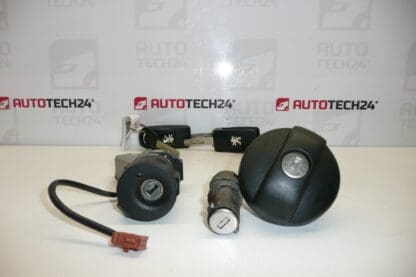 Lock set, 2 keys Peugeot 307 4162KH