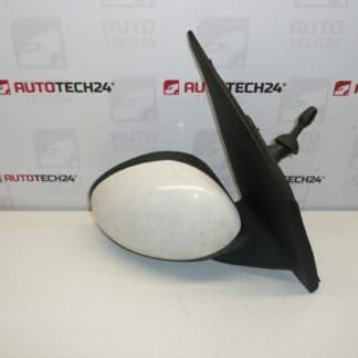 Mirror right white Citroën C1 Peugeot 107 87910-0H010 87910-0H011