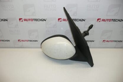 Mirror right white Citroën C1 Peugeot 107 87910-0H010 87910-0H011