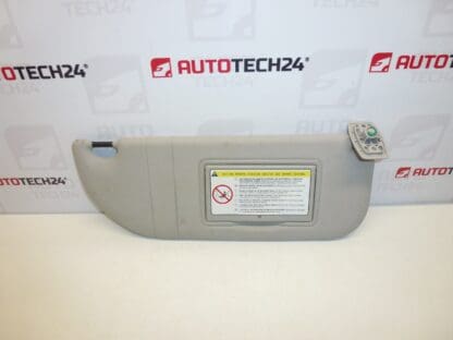 Sun visor Citroën Peugeot right 8143KL 1611905180