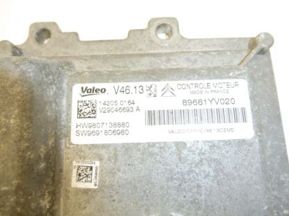 Control unit Valeo V46.13 Citroën Peugeot 9807138880 9691806980 9691682380