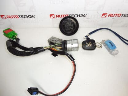 Switch box, tank cap, 1 key Peugeot 307 4162AS 4162X4