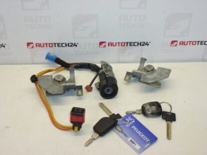 Set of locks + 2 keys Peugeot 406 4162Z7 4162Z6