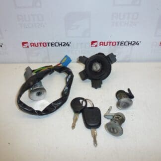 Peugeot 206 lock set 2 keys 4162NR 4162EZ