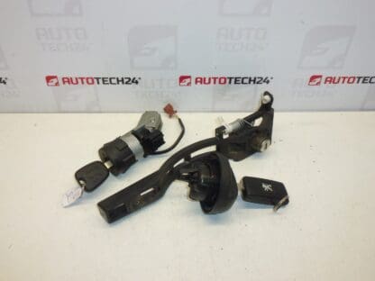 Lock set 2 keys Peugeot 307 4162GA 4162KG