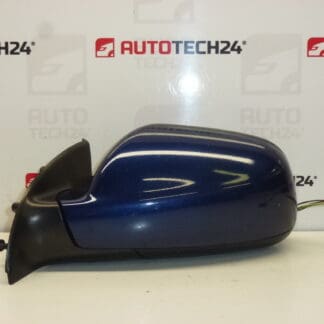 Left mirror Peugeot 307 blue metallic 8149AW