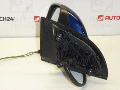 Left mirror Peugeot 307 blue metallic 8149AW