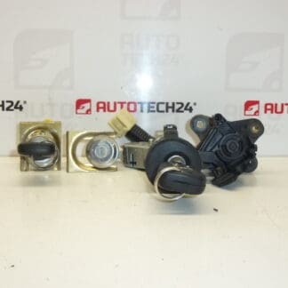 Set of locks + 2 plates CITROEN C1 PEUGEOT 107 1608745780 4162FH