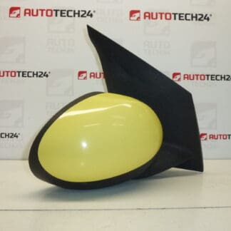 Mirror right yellow Citroën C1 Peugeot 107 KBL 87910-0H010 87910-0H011