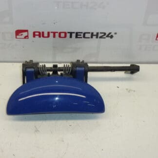 Door handle left front blue EGJ Peugeot 206 9101N6