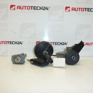 Set of locks plus two keys Peugeot 207 4162KF 4162NV