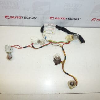 Wiring of the right rear lamp Peugeot 407 sedan 6351HP