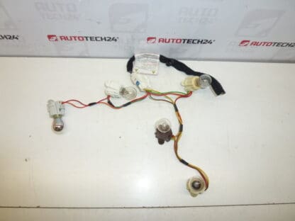 Wiring of the right rear lamp Peugeot 407 sedan 6351HP