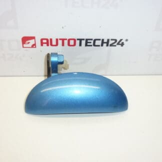 Right front door handle Citroën C1 Peugeot 107 blue metallic 9101AH