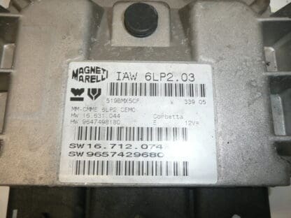 ECU IAW 6LP2.03 1.4 16V Citroën Peugeot 9657429680