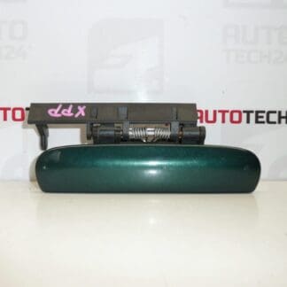 Right front door handle Citroën Xsara green metallic 9101N3