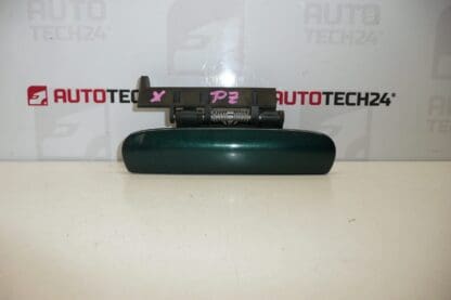 Right rear door handle Citroën Xsara green metallic 9101N5