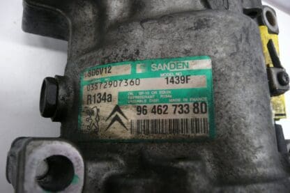 Air compressor Sanden SD6V12 1439F 9646273380 6453KS