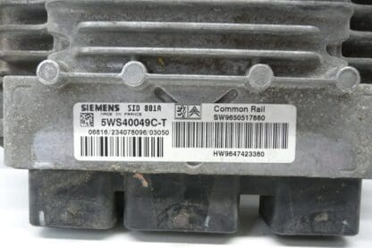 ECU Siemens SID 801A Citroën Peugeot 5WS40049C-T 1938TR