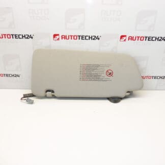 Sun visor Peugeot 308 right 8143VR 16115131BJ