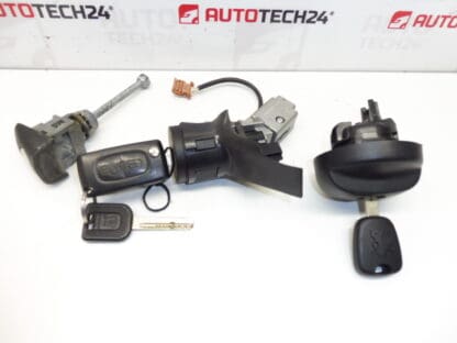 Set of locks plus two keys Peugeot 207 4162KF 4162NW - Image 2