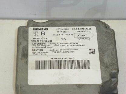 Siemens Peugeot 307 Airbag Unit 9652712180 6545HE