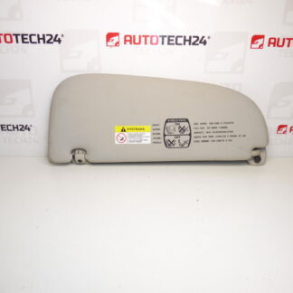 Passenger sun visor Peugeot 206+ 816314