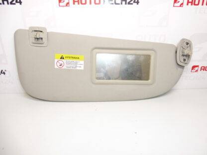 Passenger sun visor Peugeot 206+ 816314