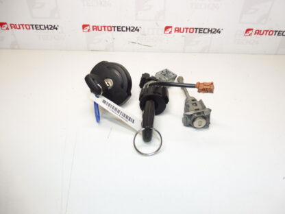 Set of locks and 2 keys Citroën Peugeot 4162KF 1609233980 4162KF