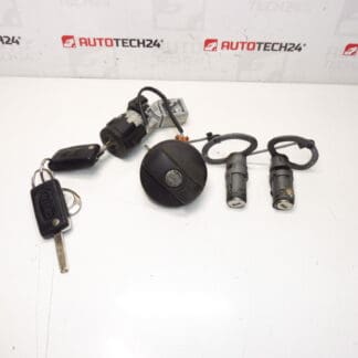 Citroën C8 Peugeot 807 lock set + 2 keys 4162KQ 4162KF